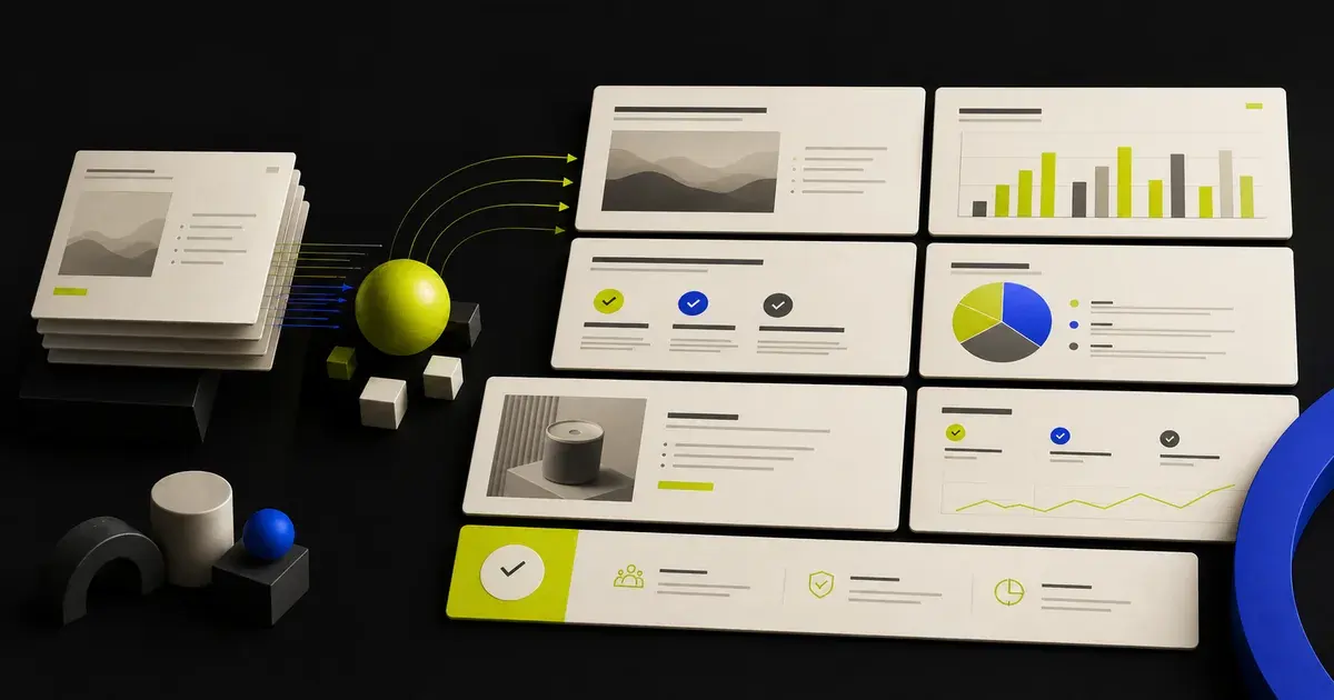 Sales professional updating an editable customer presentation with grounded AI suggestions